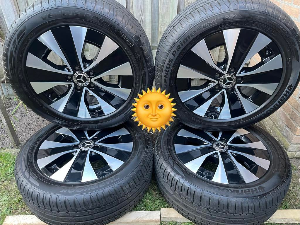 NIEUWE 17” orig Mercedes vito V-klasse EQV Hankook zomerset, Auto-onderdelen, Banden en Velgen, Bestelwagen, Banden en Velgen
