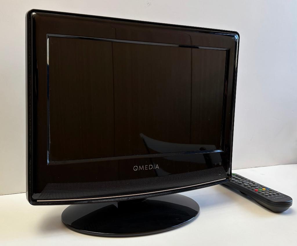 Mini TV 34 cm Qmedia, Overige merken, Verzenden, 50 Hz, Zo goed als nieuw