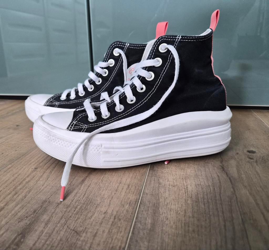 Converse All Stars met plateauzool maat 38, Kleding | Dames, Schoenen, Zwart, Converse, Ophalen of Verzenden, Sneakers of Gympen