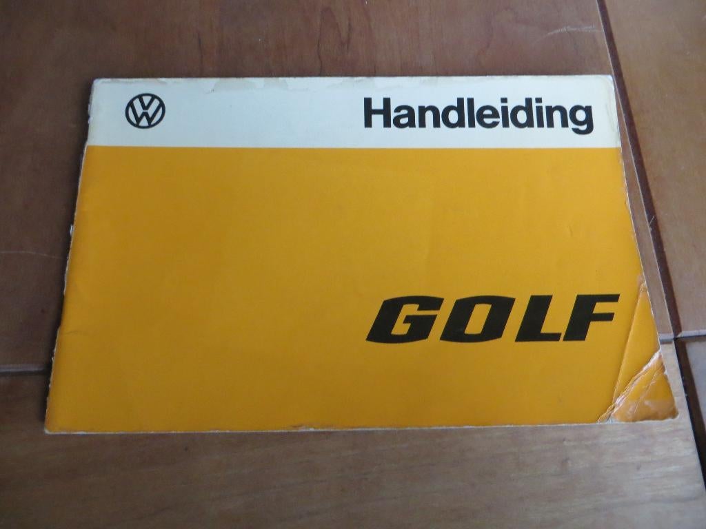 Instructieboek Volkswagen Golf, +Golf GTi, VW Golf diesel 77, Ophalen of Verzenden