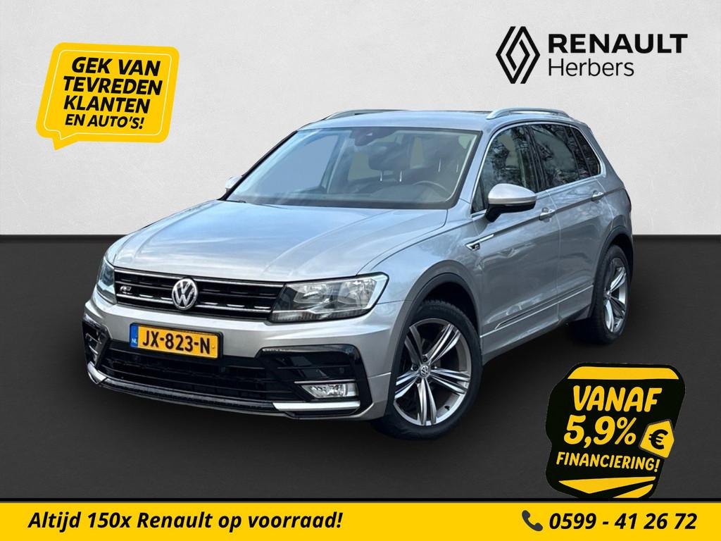 Volkswagen Tiguan 1.4 TSI 125PK R-Line ALL SEASON / TREKHAAK, Voorwielaandrijving, Startonderbreker, Stof, Gebruikt