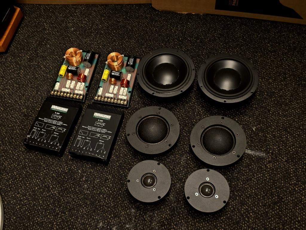 Luxe dynaudio 3 weg compound set, Ophalen, Nieuw