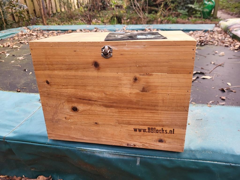 BBblocks ongeveer 500 stuks in houten kist, Ophalen of Verzenden, Gebruikt, Overige merken