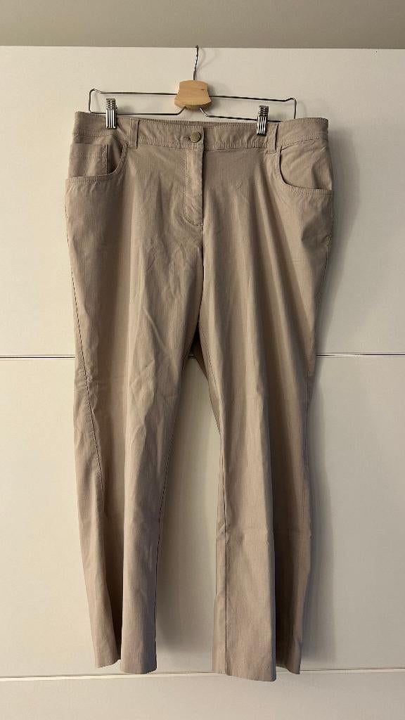Charles Vögele beige broek, Charles Vogele, Beige, Maat 46/48 (XL) of groter, Ophalen of Verzenden