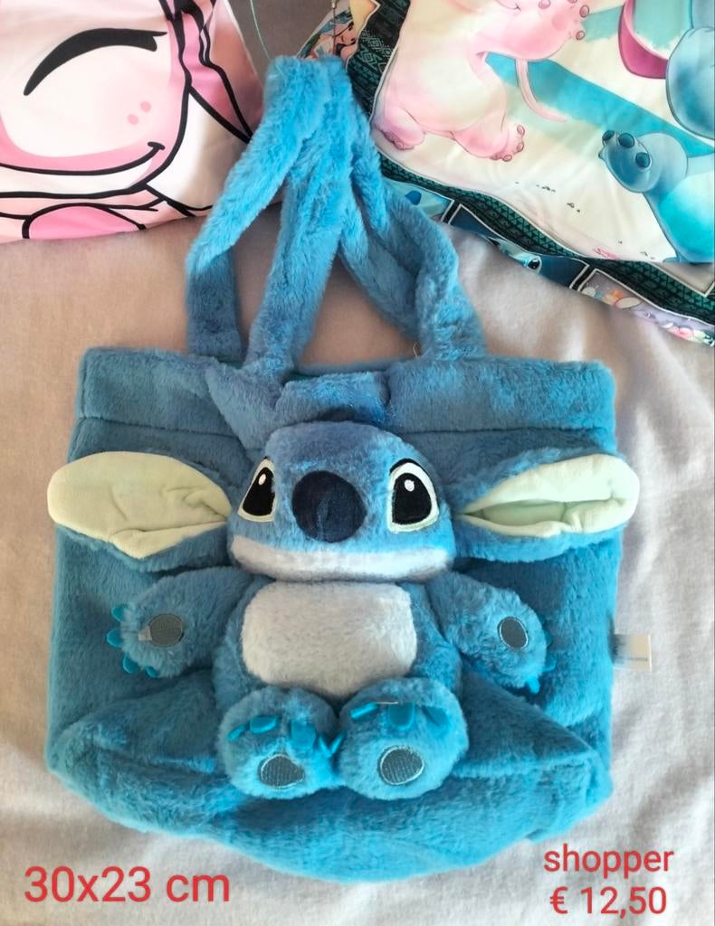 Fluffy stitch shopper tas, Kinderen en Baby's, Kindermode-accessoires, Ophalen of Verzenden, Nieuw, Onbekend