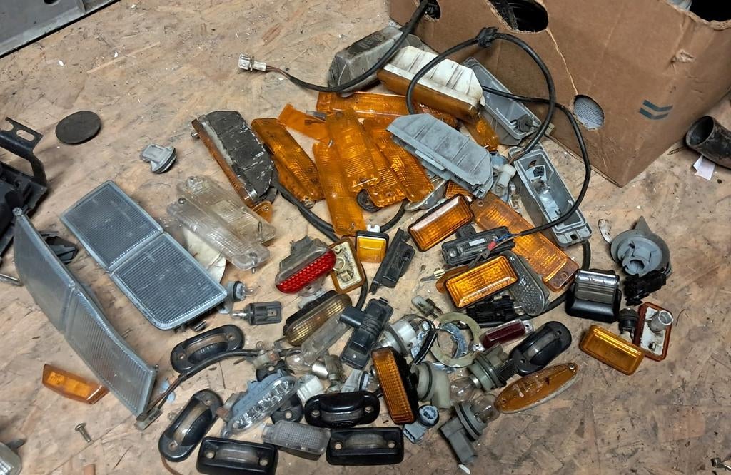 Knipperlichten kenteken verlichting Volkswagen, Ophalen of Verzenden, Gebruikt, Universele onderdelen