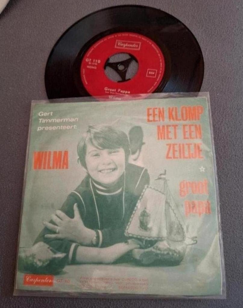 Wilma - Een Klomp Met Een Zeiltje / Groot Pappa (Single), Ophalen of Verzenden
