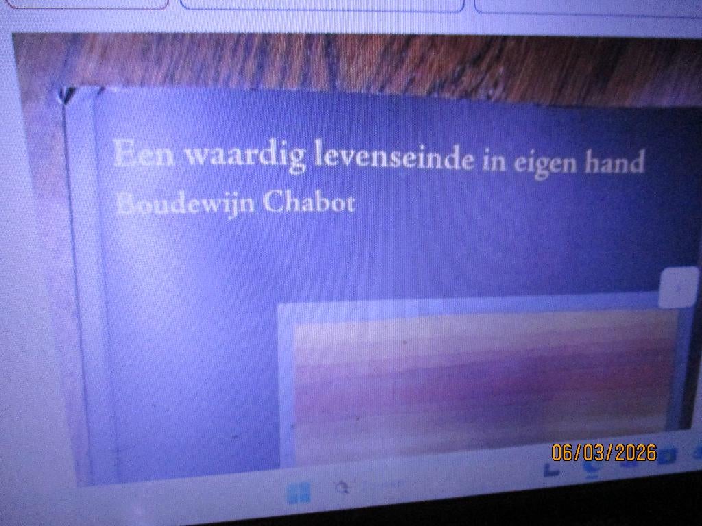 Een waardig levenseinde in eigen hand Chabot 9789071487019 #, Ophalen of Verzenden, Gelezen