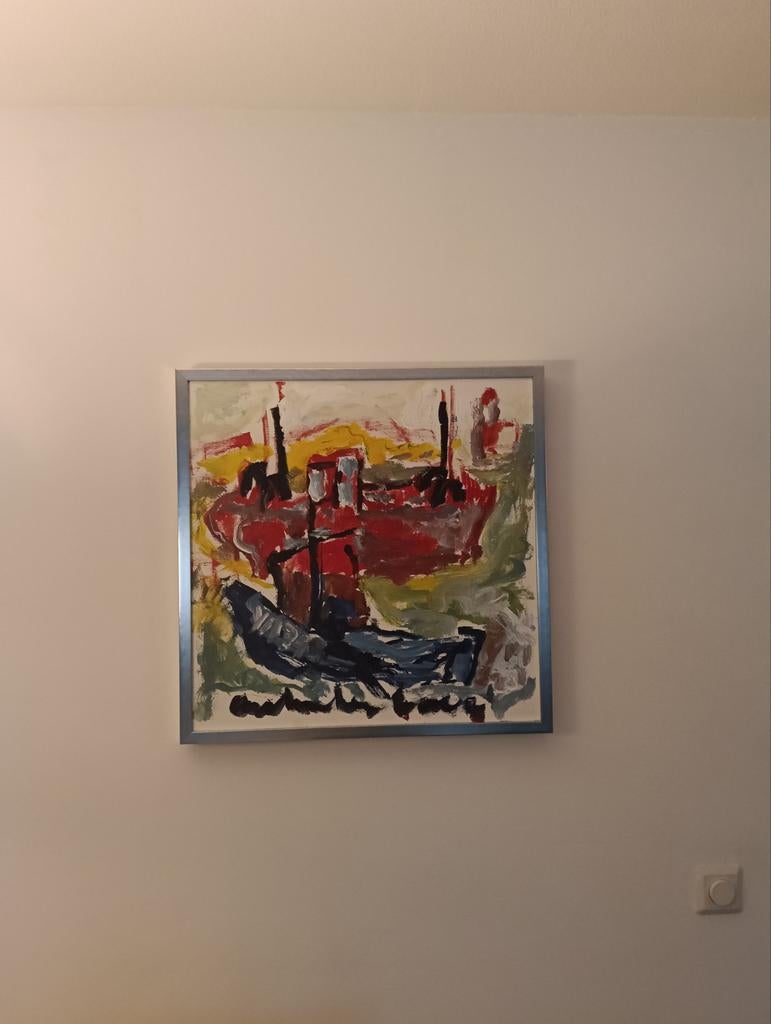 Schilderij van Anton Heyboer, Ophalen of Verzenden