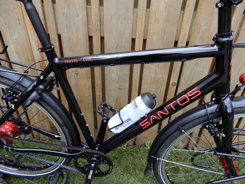 Santos Travel Lite 57 Cm Rohloff+Son+Magura Riemaandrijving, Fietsen en Brommers, Ophalen, 28 inch, Zo goed als nieuw, 57 tot 61 cm