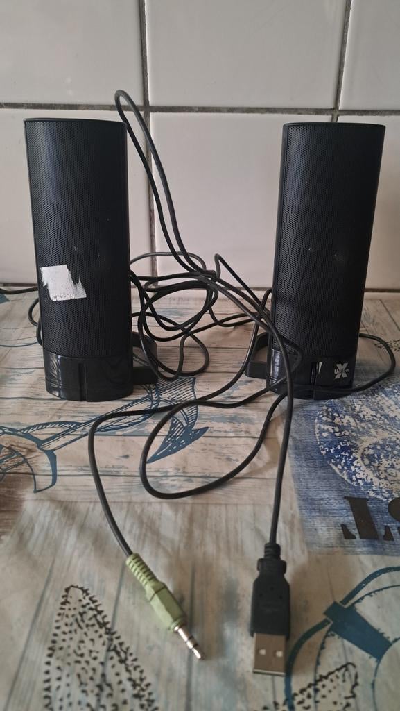 Luidsprekertjes, hoogte 16cm, Ophalen of Verzenden