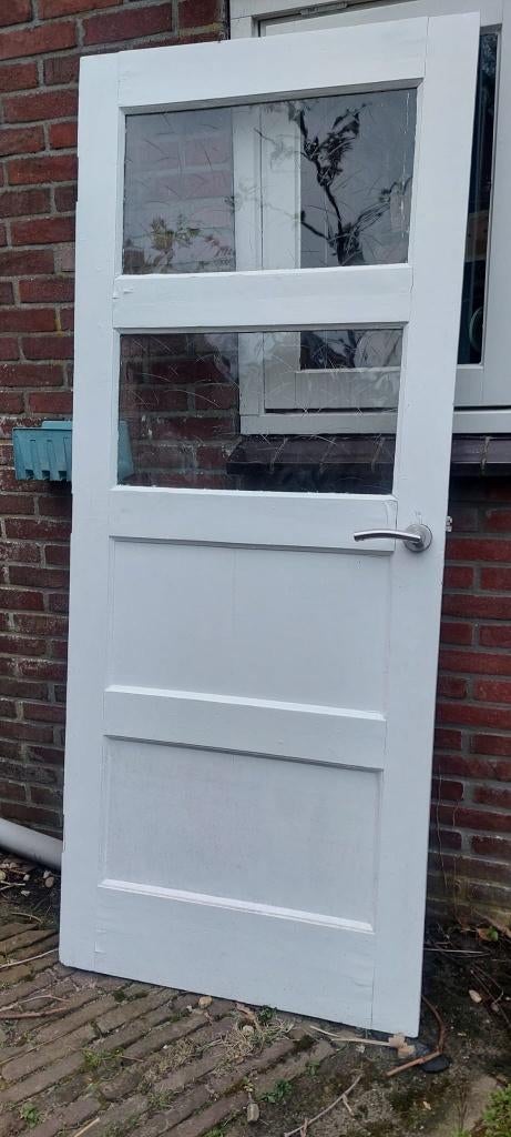 Binnendeur, Ophalen, Gebruikt, 80 tot 100 cm, Binnendeur