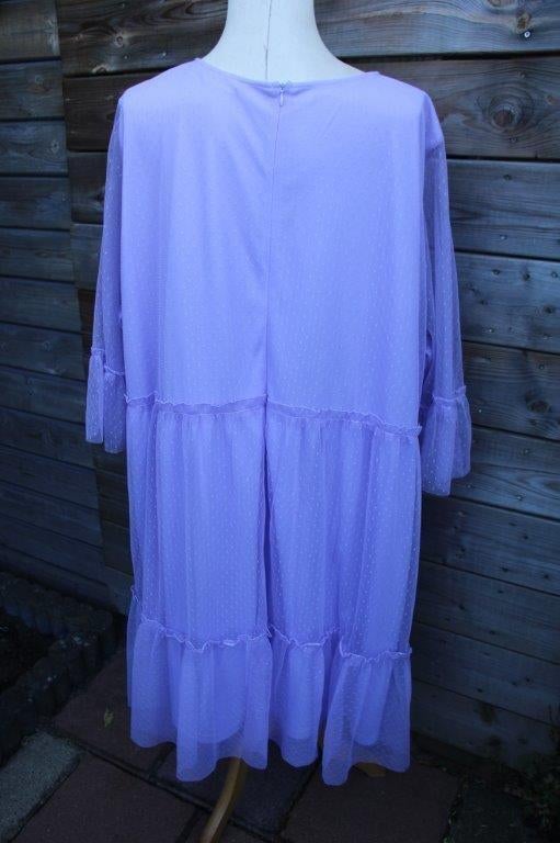 Jurk lila kant Ulla Popken mt 58/60 Vaste prijs, Verzenden, Paars, Maat 46/48 (XL) of groter, Ulla Popken