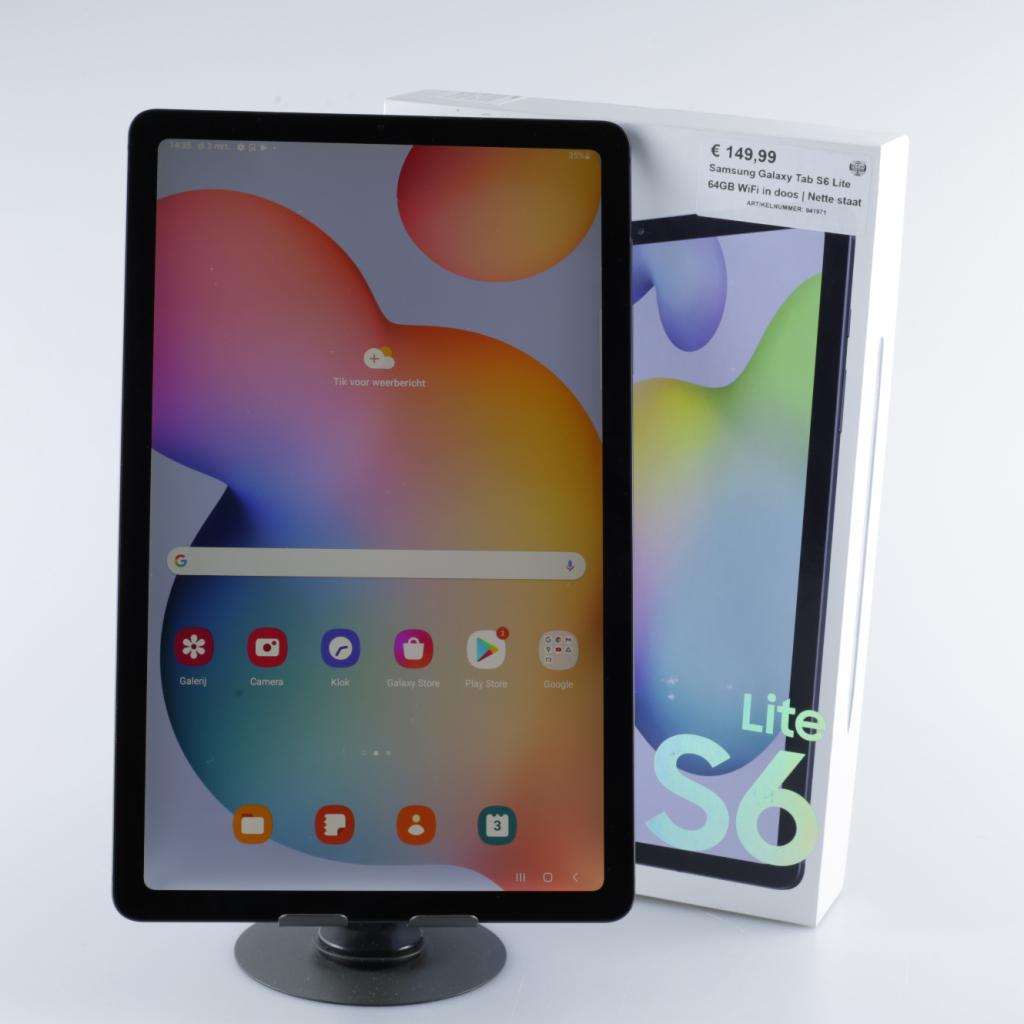 Samsung Galaxy Tab S6 Lite 64GB WiFi in doos | Nette staat