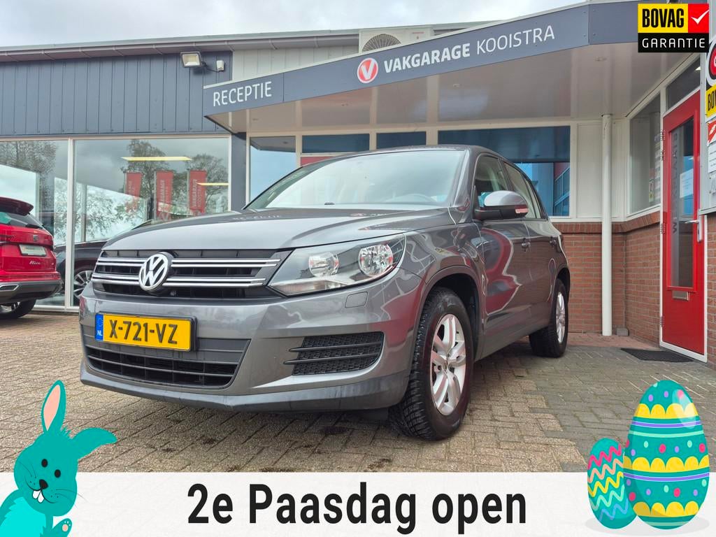 Volkswagen Tiguan 1.4 TSI Comfort&Design Edition Navi|Cruise, Gebruikt, Zwart, 122 pk, Handgeschakeld