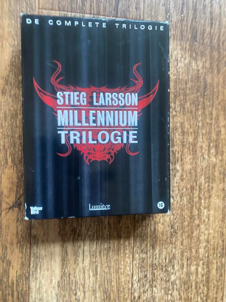 Stieg Larsson Millennium Trilogie DVD Boxset, Gebruikt, Vanaf 16 jaar, Boxset, Drama