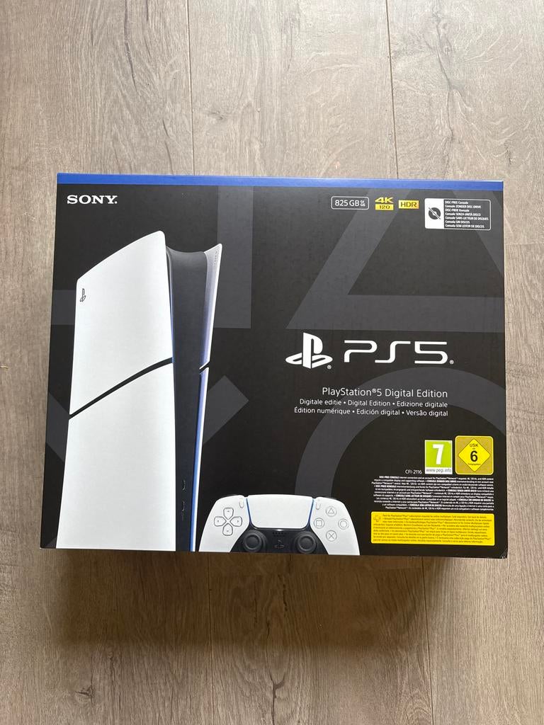 Nieuwe PlayStation 5 Digital Edition 825GB - Ongeopend, Spelcomputers en Games, Ophalen of Verzenden, Nieuw, Playstation 5 Digital