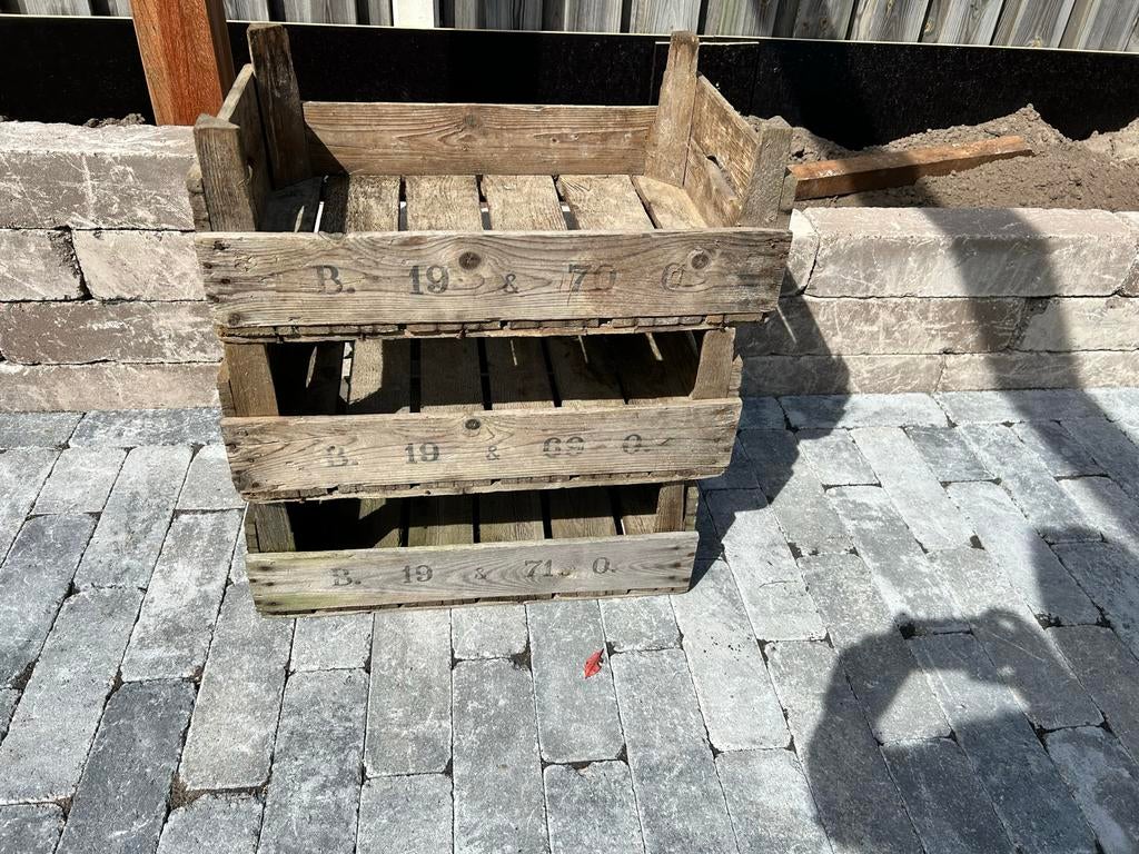 Houten kisten voor opslag of decoratie, diverse maten, Ophalen, Gebruikt, 50 tot 100 cm, Minder dan 50 cm