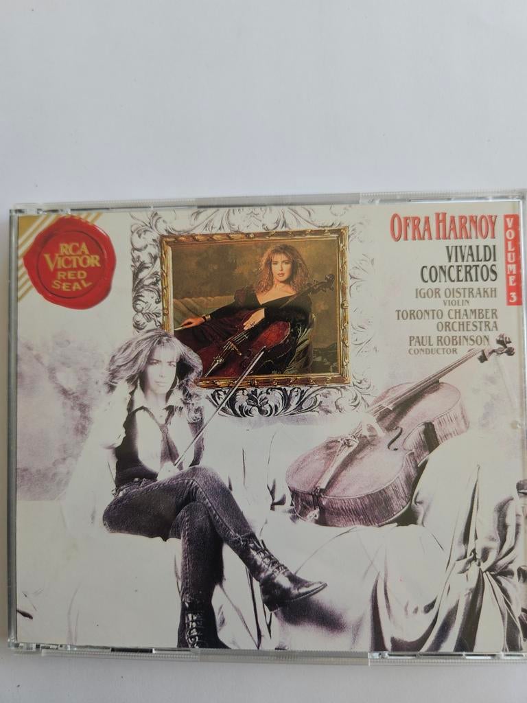 Vivaldi Concertos Vol. 3 - Ofra Harnoy, Igor Oistrakh CD, Ophalen of Verzenden, Barok, Zo goed als nieuw, Orkest of Ballet