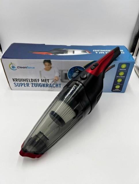 Cleanforce Kruimelzuiger snoerloos met extreme zuigkracht, Witgoed en Apparatuur, Stofzuigers, Gebruikt, Kruimeldief, Minder dan 1200 watt