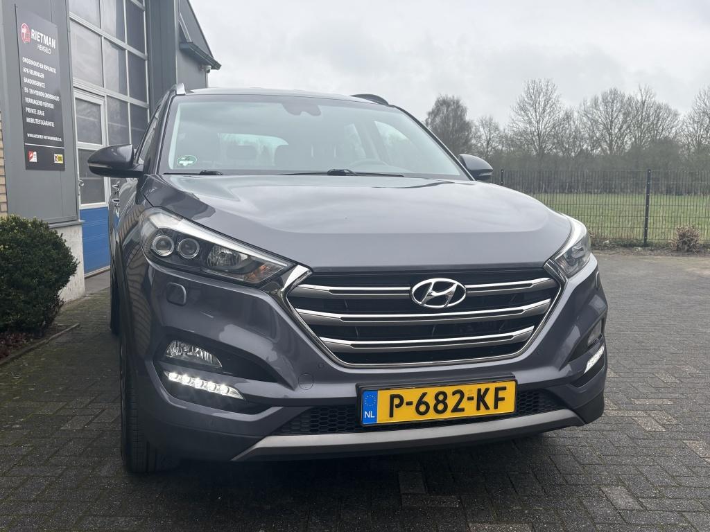 Hyundai Tucson 1.6 T-GDi Premium LUXE UITVOERING-STUURVERW-S, 13 km/l, Gebruikt, 4 cilinders, Leder
