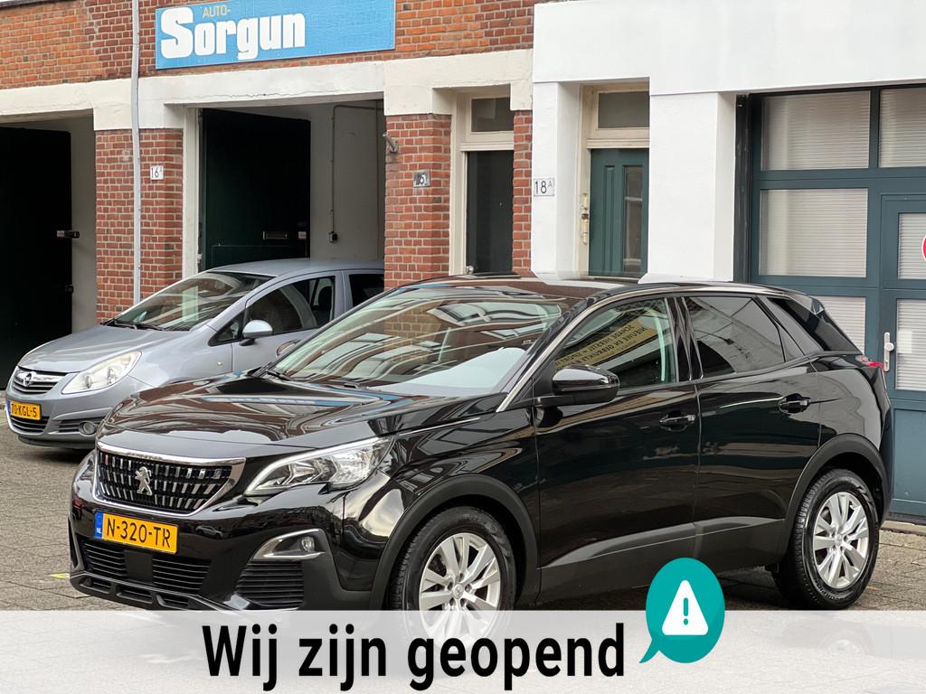 Peugeot 3008 1.2 PureTech Allure-automaat-airco-nette auto, Gebruikt, Euro 6, 1199 cc, Leder en Stof