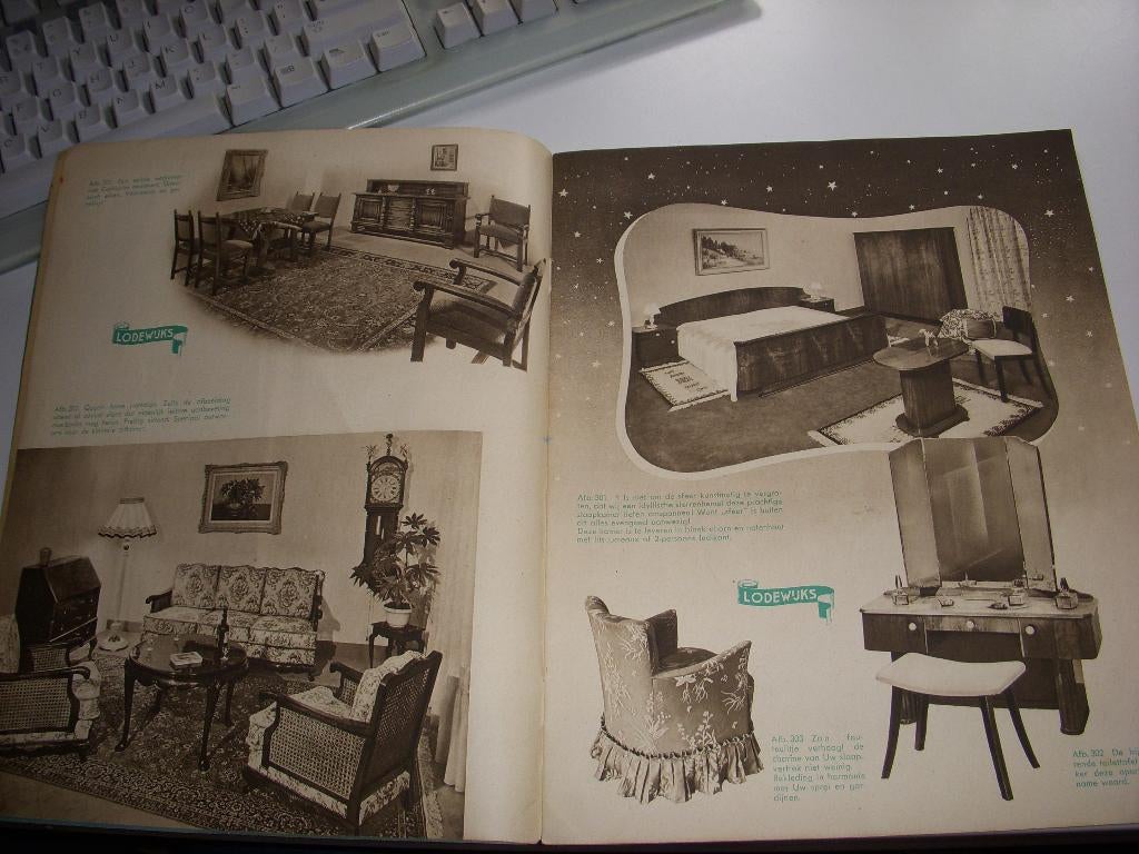 TOP catalogus ' Lodewijks ' meubelen Eindhoven 1951, Gelezen, Ophalen of Verzenden, N.V Woninginrichting Lodewijks Eindhoven, Catalogus