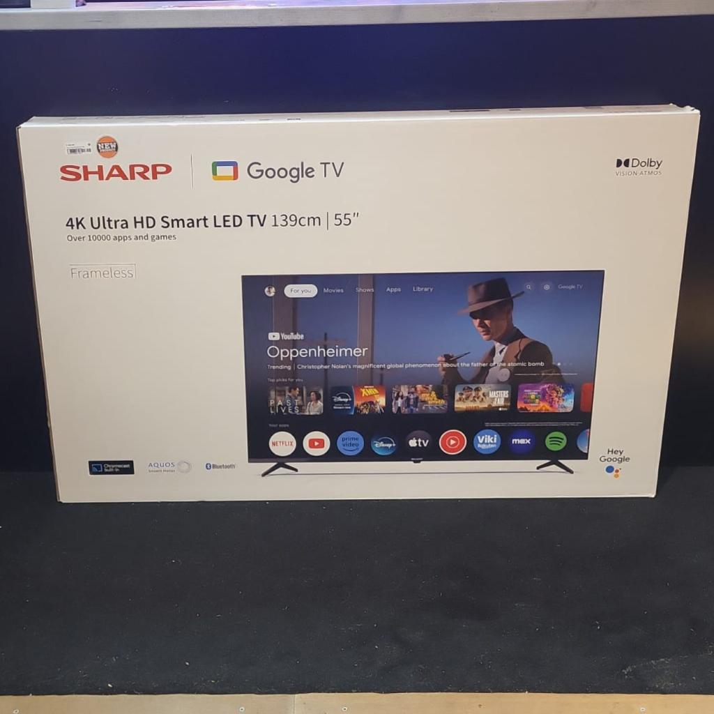 Sharp 55GL4460 55inch 4K UHD Google Smart LED | Nieuw, Sharp, Nieuw, https://global.sharp/contact/, 1 Takumi-cho, Sakai-ku, Sakai City, Osaka 590-8522, Japan