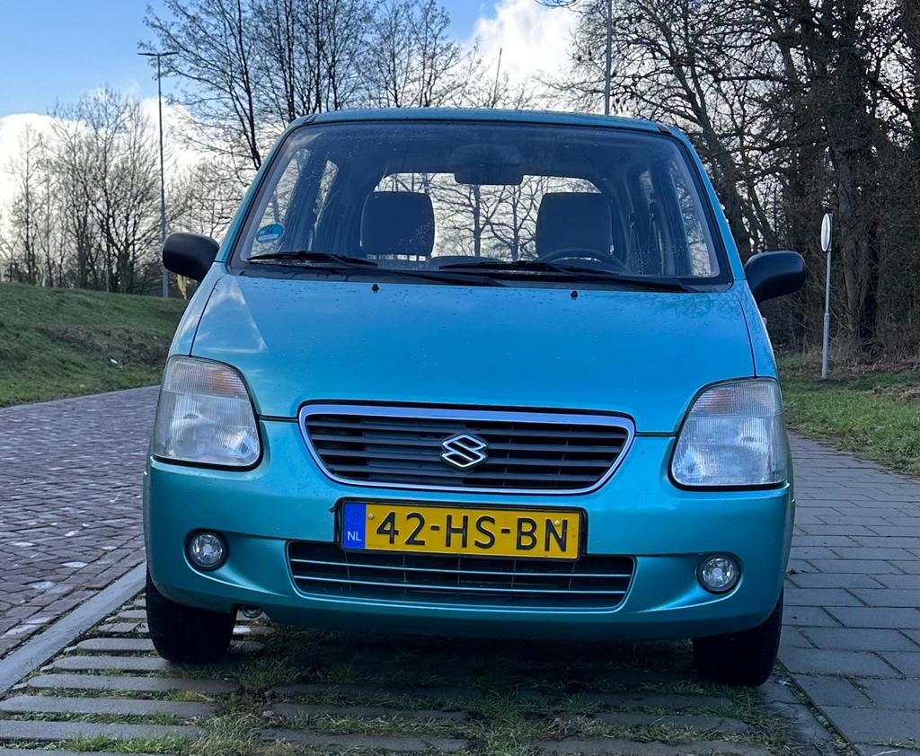 Suzuki Wagon R+ 1.3 2001 Groen, Auto's, Voorwielaandrijving, Stof, 31 €/maand, 4 cilinders