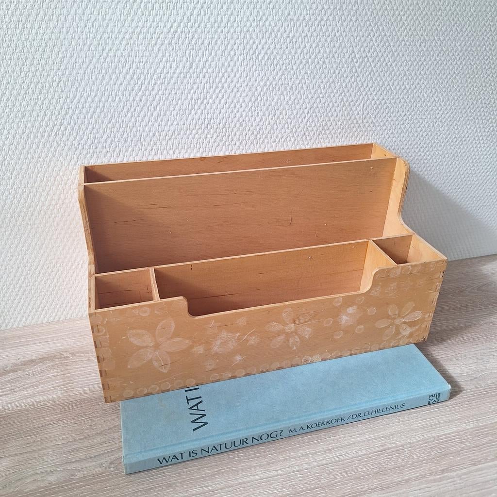 Vintage houten Ikea bureau organizer, Ophalen of Verzenden, Gebruikt