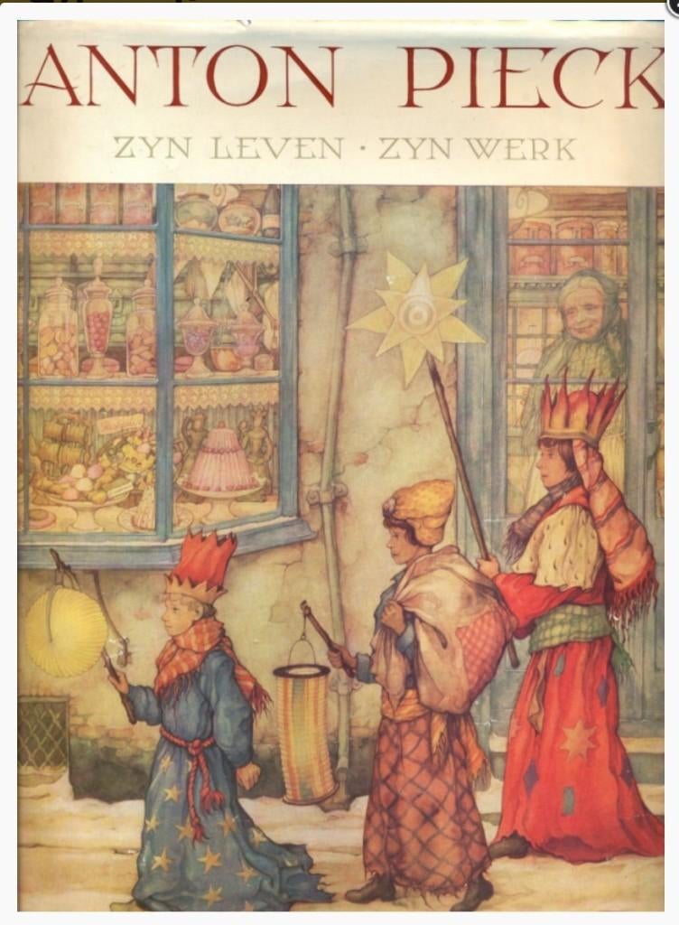 anton pieck, Antiek en Kunst, Kunst | Tekeningen en Foto's, Ophalen of Verzenden