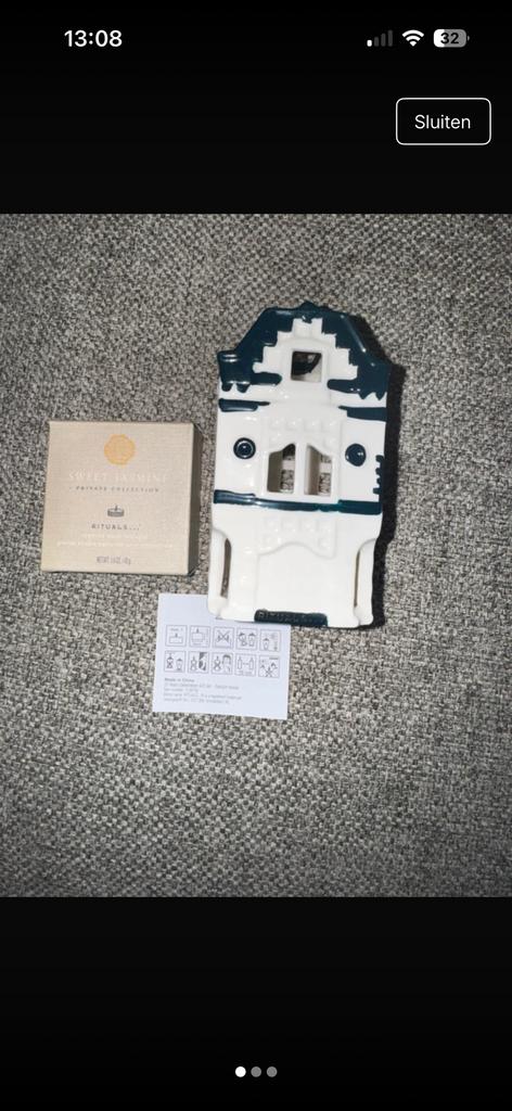 Rituals huisje met maci theelicht, Ophalen of Verzenden, Nieuw