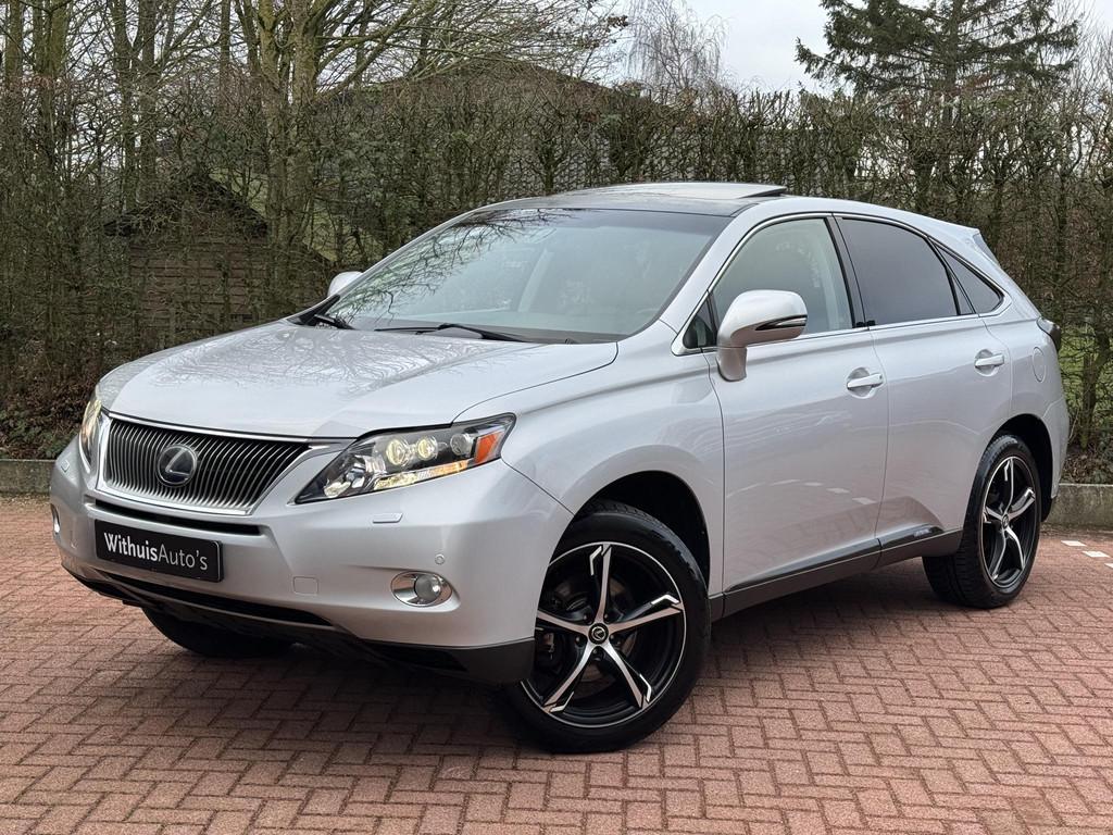 Lexus RX 450h 4WD President YOUNGTIMER Adaptieve Cruise Dakr, Auto's, Lexus, Automaat, Euro 5, Gebruikt, Leder