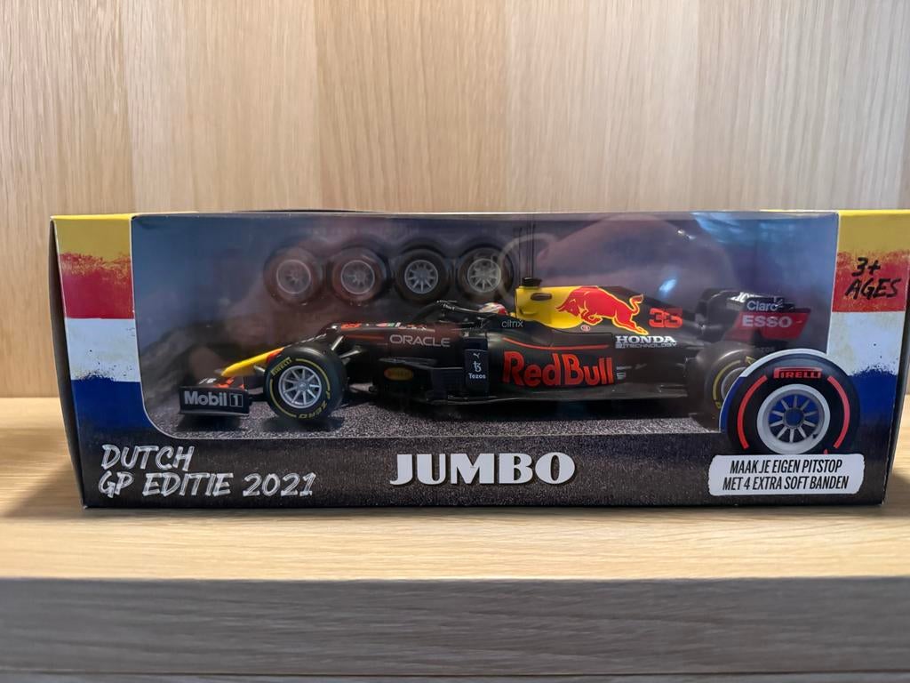 Max Verstappen F1 auto Jumbo Dutch GP 2021 - Nieuw in doos, Hobby en Vrije tijd, Modelauto's | 1:24, Ophalen of Verzenden, Nieuw