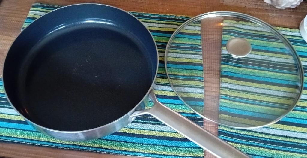 Royal Van Kempen & Begeer hapjespan deksel inclusief (28 cm), Ophalen, Overige materialen, Inductieplaat, Zo goed als nieuw