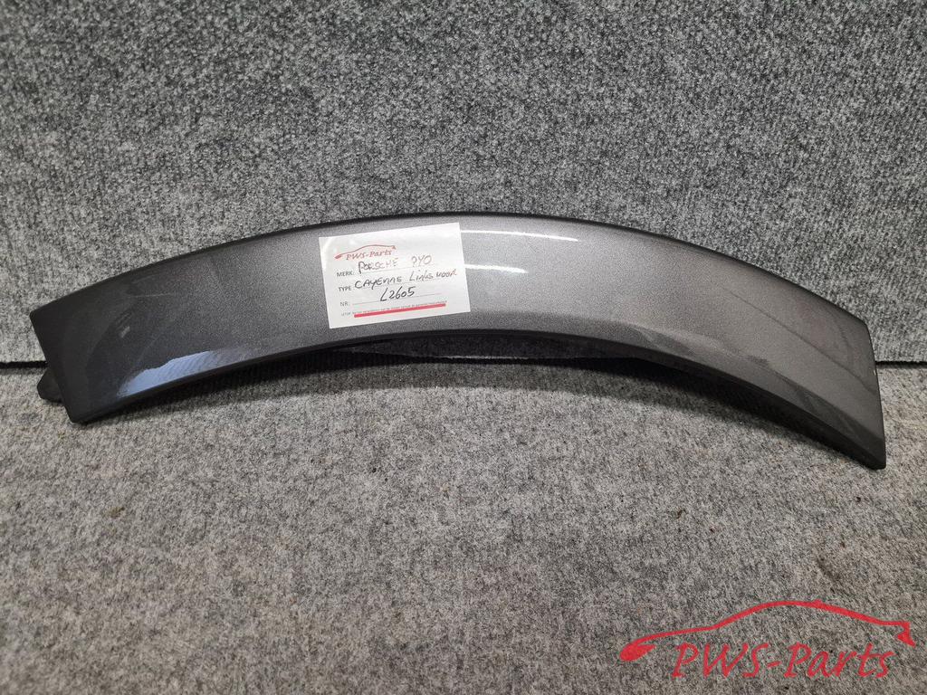 PORSCHE CAYENNE COUPE 9Y0 SPATBORD ZIJSCHERM SIERLIJST LINKS, Gebruikt, -, -, Ophalen of Verzenden