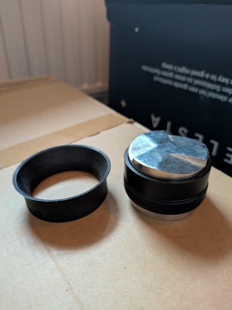 Tamper/Verdeler en trechter 51mm, Ophalen of Verzenden, Zo goed als nieuw