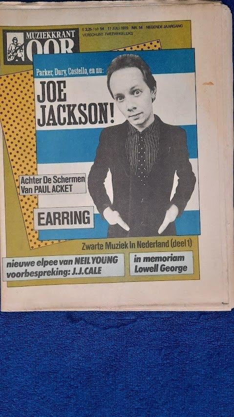 OOR 14-1979 Joe Jackson Acket Golden Earring Young JJ Cale, Boeken, Tijdschriften en Kranten, Ophalen of Verzenden, Zo goed als nieuw