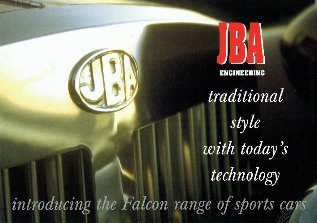 Folder JBA Falcon (kitcar - ca.1998), Verzenden, Gelezen, Overige merken