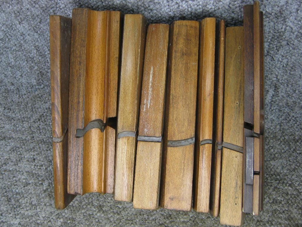 Profiel schaafjes.  9 stuks, Antiek en Kunst, Ophalen of Verzenden