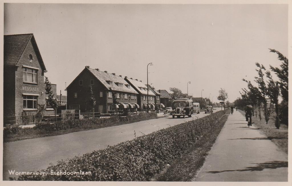Wormerveer    zeer oude Bus, Verzamelen, Ophalen of Verzenden, 1940 tot 1960, Ongelopen, Noord-Holland
