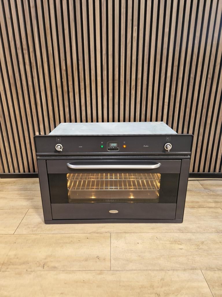 Mooie Antraciet Boretti Inbouw oven 90 cm (Gratis bezorgen), Witgoed en Apparatuur, Ovens, Hete lucht, 60 cm of meer, Ophalen of Verzenden