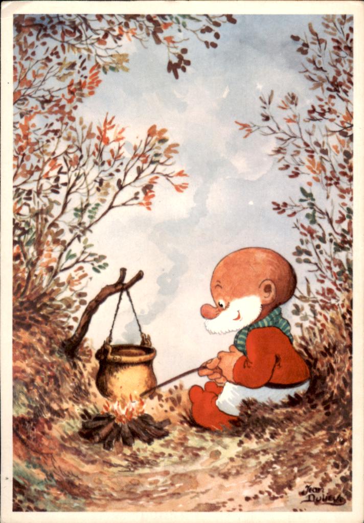 Voor het kind, Paulus kookt potje, Jean Dulieu, 1963, Verzamelen, Ophalen of Verzenden, 1960 tot 1980