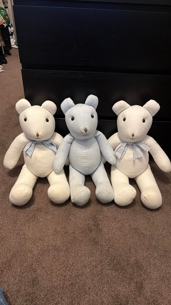 Theophile & patachou beren 3 stuks, Ophalen of Verzenden, Zo goed als nieuw, Stoffen beer, Overige merken