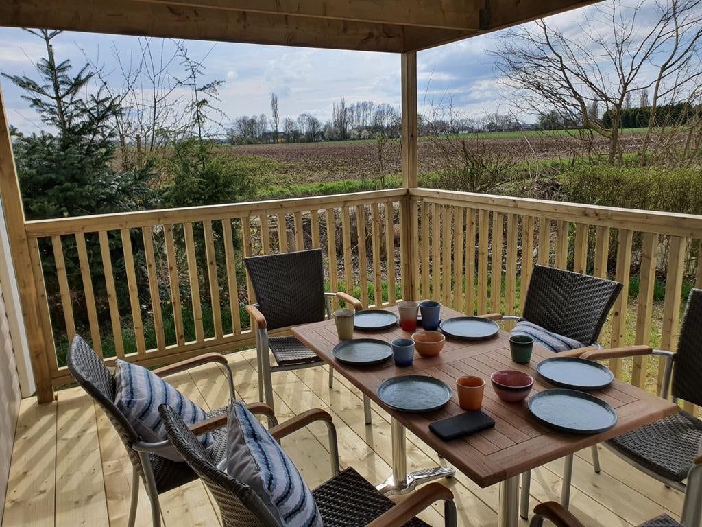 NIEUW IRM Magnolia chalet stacaravan 3slk compleet ingericht, Tot en met 6