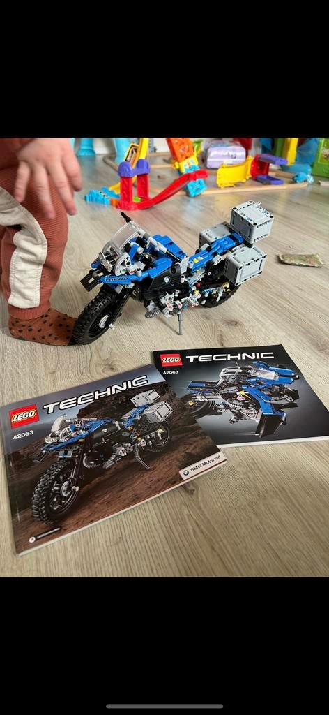 Lego technic BMW R 1200 GS Adventure motor 42063, Ophalen of Verzenden, Zo goed als nieuw, Complete set, Lego