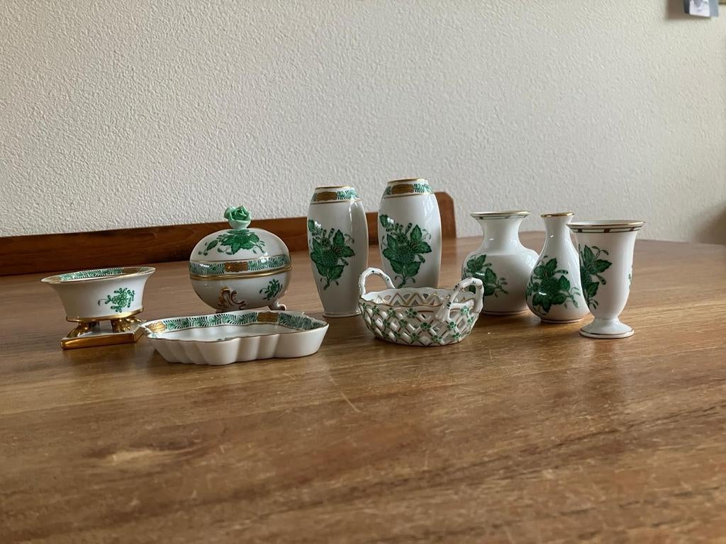 Herend servies miniatuurtjes, Ophalen of Verzenden