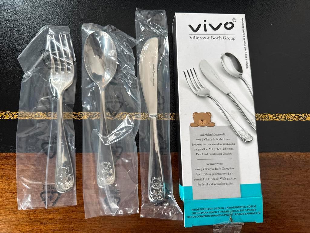 Villeroy & Boch Vivo Kinderbestekset Nieuw in verpakking, Nieuw, Ophalen of Verzenden, Rvs of Chroom, Vaatwasserbestendig