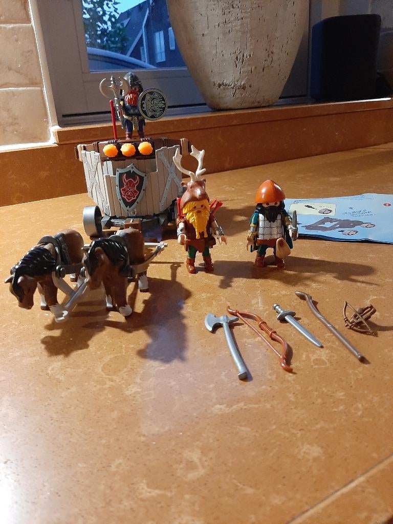 Playmobil 9341 dwergen aanvalswagen, Kinderen en Baby's, Speelgoed | Playmobil, Ophalen of Verzenden, Zo goed als nieuw