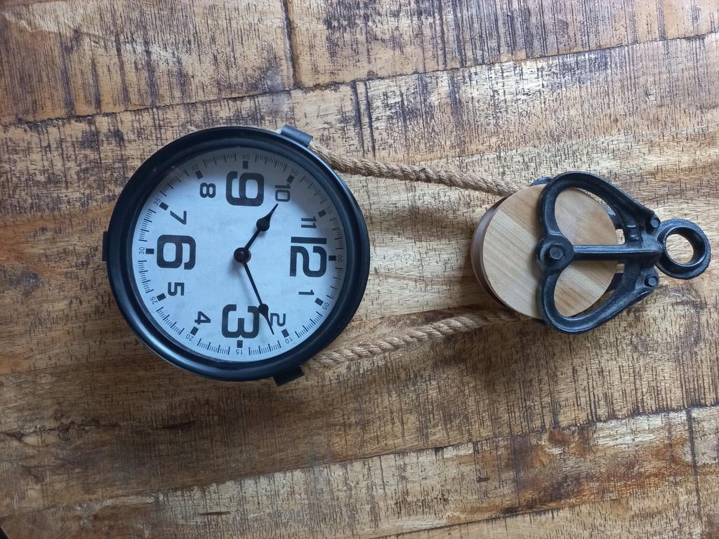 Wandklok, Ophalen, Wandklok